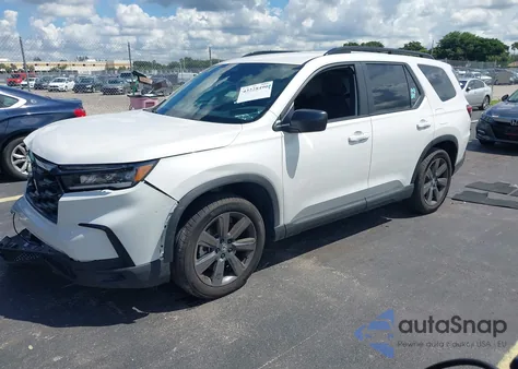 2025 Honda Pilot Sport из США, поврежденный, VIN 5FNYG2H32SB014348